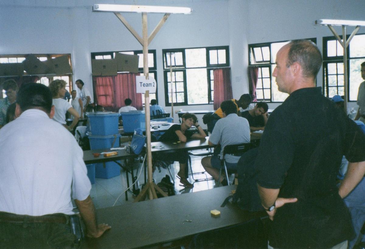 Volunteers at the Election.